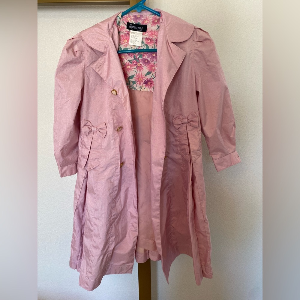 Rothschild Girls Pink Raincoat